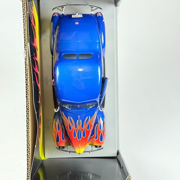 Ertl 1998 American Muscle 1:18 Scale 1940 Ford Street Rod Diecast Car Blue - Picture 5 of 9